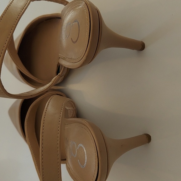 Calvin Klein Women's Beige Strappy Heels Sz. 8M - Picture 4 of 6